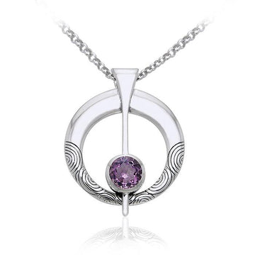 Danu Silver and Gem Celtic Thistle Set TSE150 - Jewelry